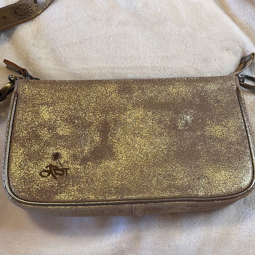 Off
The Beaten Track Shimmery Leather Shoulder/Crossbody